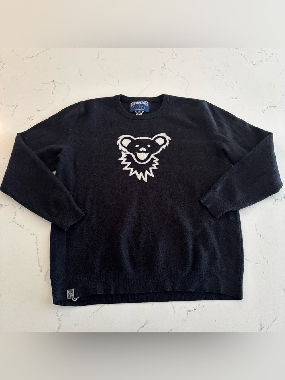 Grateful Dead x Section 119 Men’s Sweater Size XL Black Long Sleeve Pullover